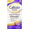 Caltrate Plus Chewables (50 Count, Cherry, Orange, Fruit Flavour), Calcium/Vitamin