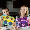 Cartoon Make a Face Stickers, 24 Pieces DIY Puzzle Stickers,