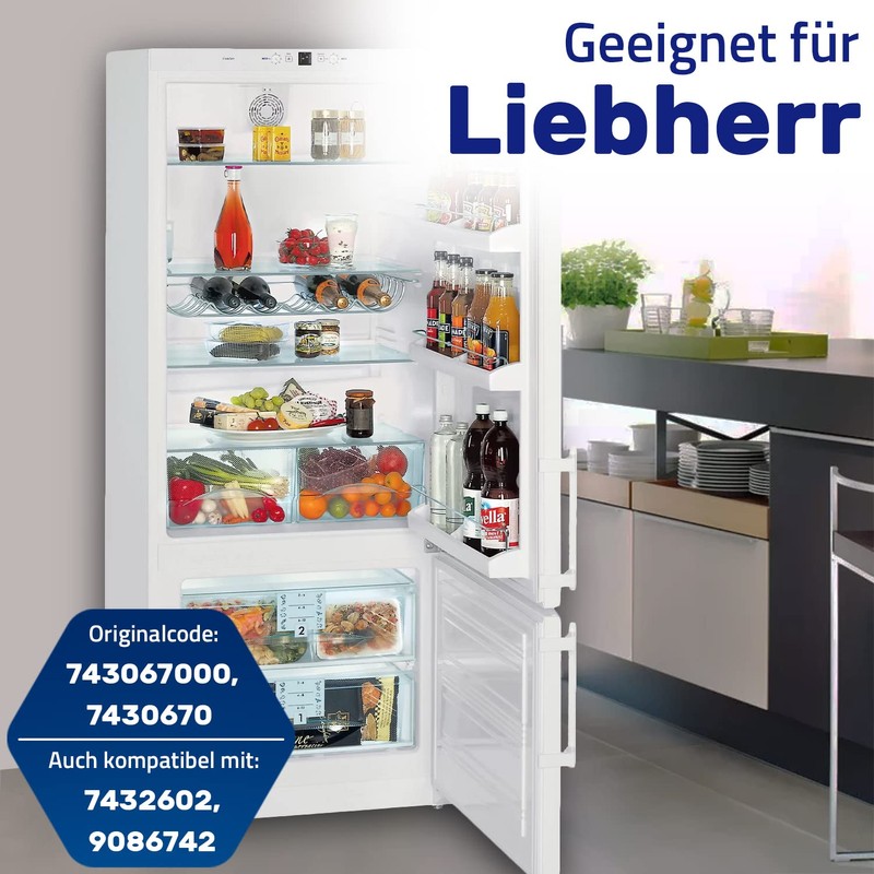 MONTERAL Door Handles 743067000 7430670 for Liebherr Fridge Replacement Parts
