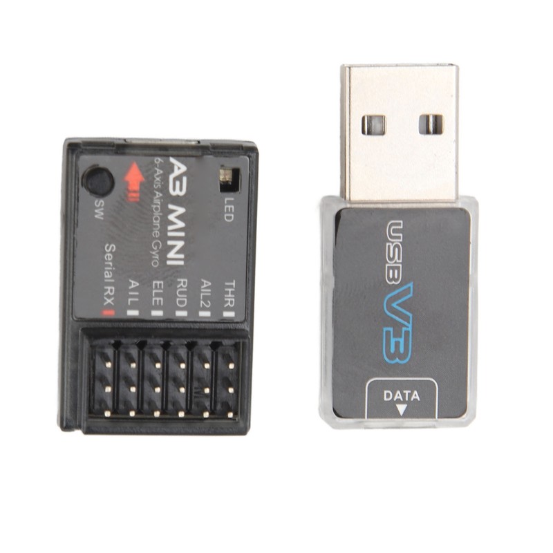 RC Flight Controller A3 Mini 6 Axes Airplane Gyroscope Stabilizer