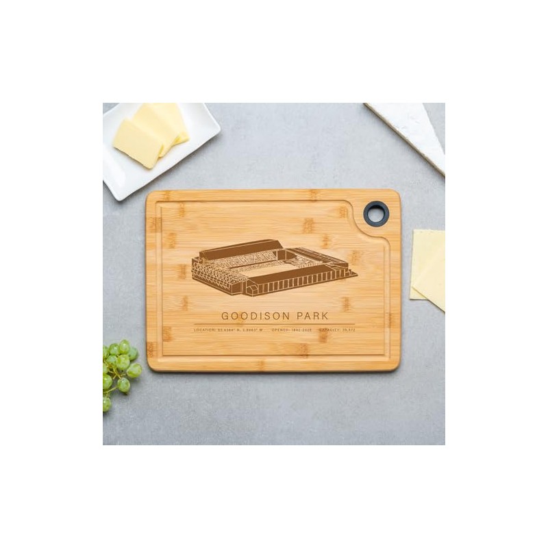 Goodison Park Engraved Bamboo Chopping Board – A Tribute to