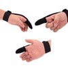 Millya Professional Anti-Slip Fishing Gloves Elastic Band Single Finger Stall