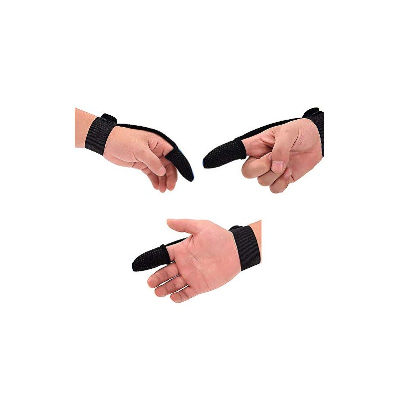 Millya Professional Anti-Slip Fishing Gloves Elastic Band Single Finger Stall