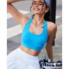 RUNNING GIRL Adjustable Straps High Impact Sports Bra for Women,High