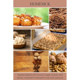 Eco Candle Co. Tea Light Candles, Homesick, 10-Pack - Scents of Apples, Sugar, Butter, & Spices - Recyclable Plastic Cups, 100% Soy Wax, No Lead, Hand Poured, Midwest Grown Soybeans, .6 oz. Each