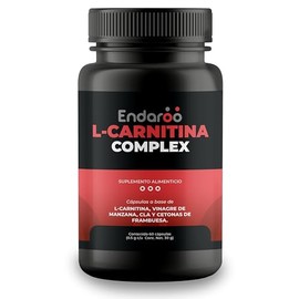L-Carnitina Complex 60 Cápsulas | Con L-Carnitina, Vinagre de Manzana, CLA y Cetonas de Frambuesa | Apoyo para Energía, Metabolismo y Estilo de Vida A