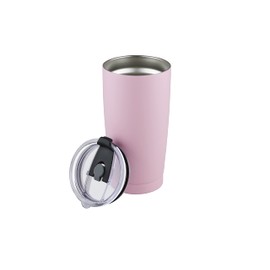 Termo Acero Inoxidable Doble Capa Térmico 20 Oz con Tapa Portátil Black Tumbler 550ml 10 horas de duración