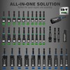 74-Piece Magnetic Nut Driver Set for Impact Drill Metric &