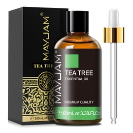 MAYJAM Essential Oil, Tea Tree, 3.38 fl oz (100 ml) Aroma Oil, Large Capacity, Natural Tea Tree Oil, Aroma Gift