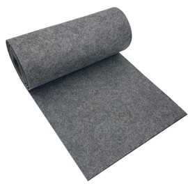 aufodara Felt Fabric 11.8 x 98.4 inch Craft Felt Fabric Roll, Felt 3mm Thick for Felt Table Mats DIY Arts & Crafts Patchwork Sewing Decorations (Dark Grey)