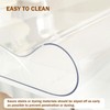 Royhom Clear Table Protector Transparent Table Protectors for Dining Room