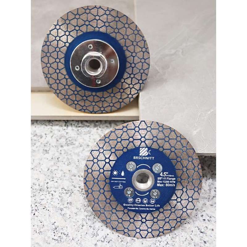 BRSCHNITT Diamond Cutting Disc 125 mm Double-Sided for Cutting and