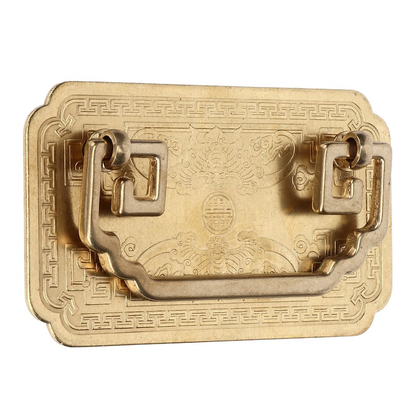 Antique Drawer Handle Tetragonal Bat Handle Antique Chinese Retro Style