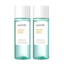 Point & 포인트앤 딥클린 립앤아이 리무버 150ml 2개 [(40 +7 묶음할인) 루나 롱래스팅 팁 컨실러] Point & Deep Clean Lip and Eye Remover 150ml 2 Pack [(40+7 Bundle Discount) Luna Long Lasting Tip Concealer]