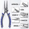 Booms Fishing XW12 Fishing Pliers, High Carbon Steel, Needle Remover,