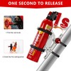 Quick Release Fire Extinguisher Mount - Aluminum Adjustable UTV Roll