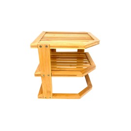 Trademark Innovations Bamboo Shelf, Tan