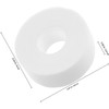 Protector de Aplicar Blanco Cuello Autoadhesivo para Camisa Cómodo Fácil