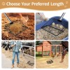 Dwulcx 10inch Large Metal Chicken Poop ScooperHeavy Duty Chicken Coop