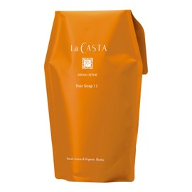 La Casta Aroma Aroma Beauty Hair Soap 11 Refill Shampoo for Cozy, Shiny Hair, Refill, 20.3 fl oz (600 ml)