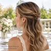 40 Stück Mini Haarspangen,1.5cm Kleine Haarschmuck Haarspangen Transparente