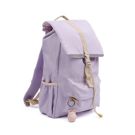 Fabelab Children's Backpack Nursery Backpack Children from 6 Years on 100% Recycled Polyester School Backpack Children's Backpacks with 14 L Capacity, fliederfarben