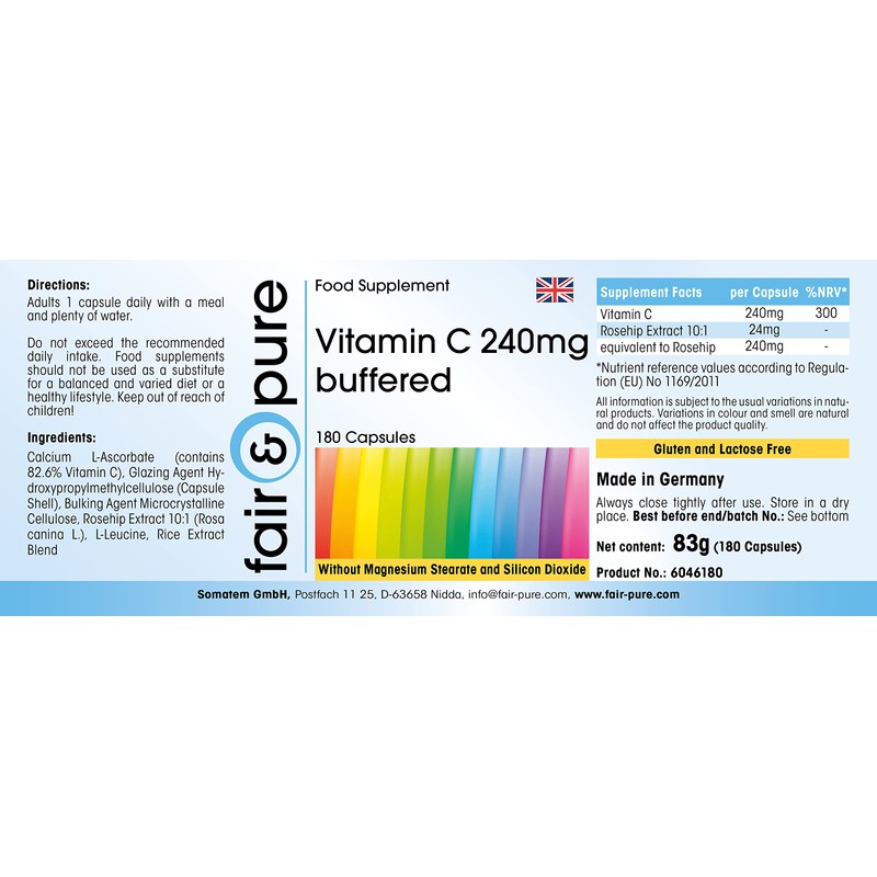 Fair & Pure® - Vitamin C Capsules - 240mg -