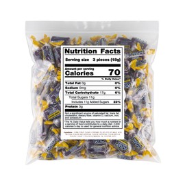 Bulk Grape Hard Candy Bulk Bag 1.5 lbs – Made from Jolly Rancher Candy – Repackaged by Mima Mima – Individually Wrapped Gluten Free Treats – Holiday Candy for Christmas Gifts & Stocking Stuffers