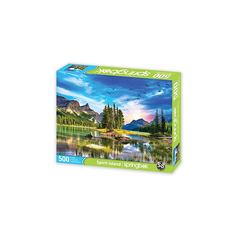 Springbok's 500 Piece Jigsaw Puzzle Spirit Island - Made in