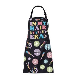 ENSIANTH Hair Stylist Apron with Pockets Hairdressers Apron Hair Salon Apron in My Hair Stylist Era Cosmetologists Apron (in My Hair Stylist Era)