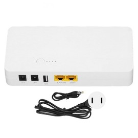 110‑240V Uninterruptible Power Supply Strong Compatibility Multi Protection Mini UPS Battery Backup for Router US Plug