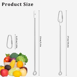 3 Pieces Stainless Steel Budgies Food Holder Stainless Steel Vegetable Hanging Food Toy Budgie Food Holder for Birds, Animals, Parrots, Budgies for Foraging
