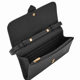 Fossil Harwell Wallet Crossbody, Black