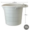 Heiwa Kougyou Pigeon Bucket 10L Milk Tea Beige