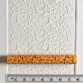 MKM Pottery Tools Wood Twig Rollers for Clay (TW-40 Spiral Vines)