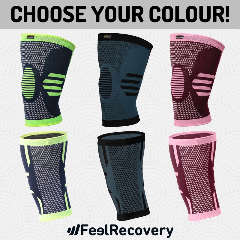 Feel Recovery Pack of 2 Knee Support for Men &