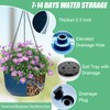 RooTrimmer Hanging Planters 9/10/11 Inch for Indoor Plants, 3 Pack