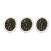 3 PCS Dollhouse Wall Clock 1:12 Dollhouse Miniature Round Wall