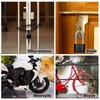 Heavy Duty Chain and Combination Lock Outdoor ，Gate Chain Lock