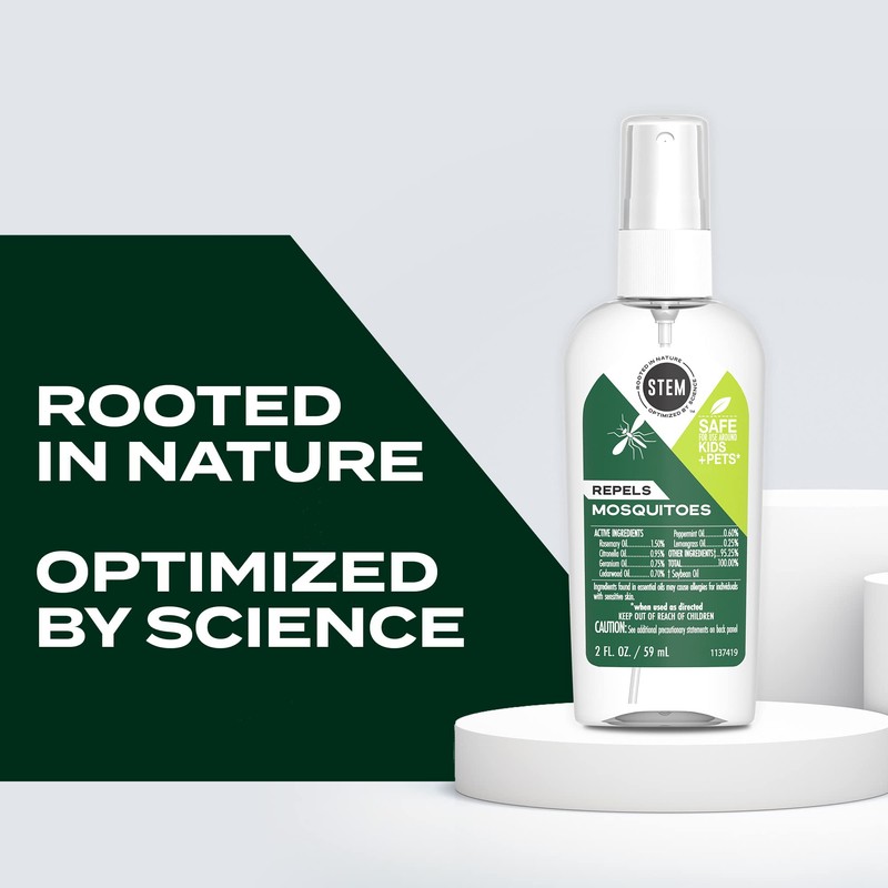 Stem Repels Mosquitoes: Mosquito Repellent Spray With Botanical Extracts; 2