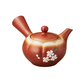 Ale-net Teapot Pot, 6.3 x 5.3 x 3.5 inches (16 x 13.5 x 9 cm), 10.1 fl oz (300 cc), Cherry Blossom Teapot (Refreshing Net), Ceramic (Earth), Tokoname Ware, Made in Japan