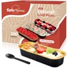 EgticHome Mini Loaf Pans with Lids and Spoons (100 Pack,