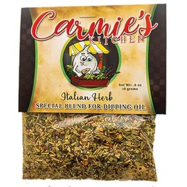 Carmie's Kitchen Bread Dipping Oil Mix, Italian Herb, .6 Ounce