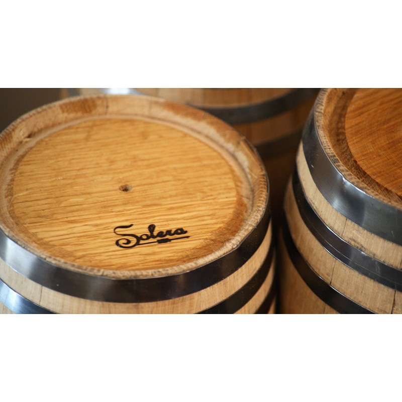 American Oak Barrel - Galvanized Steel Hoops - 5 liters