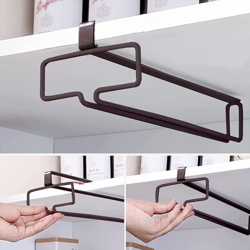 SAMSYOKI 4 Pezzi Porta Bicchieri da Vino Sospeso Supporto per
