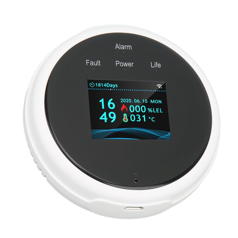 Smart Gas Leak Detector Highly Sensitive Combustible Gas Alarm WiFi