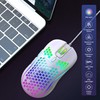 JYCSTE Wired gaming mouse, RGB backlighting and 7200 adjustable DPI,