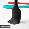 3 Pack Large Silicone Spatula for Kitchen,600°F Heat resistant Rubber