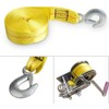 CarBole Trailer Winch Strap, Winch Strap with Heavy Hook Winch