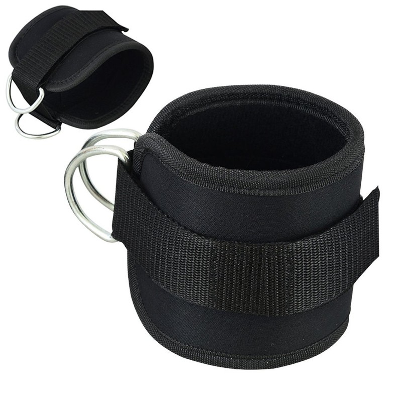 Double D-ring Ankle Cuff Straps Adjustable Leg Weight Wrist Belt